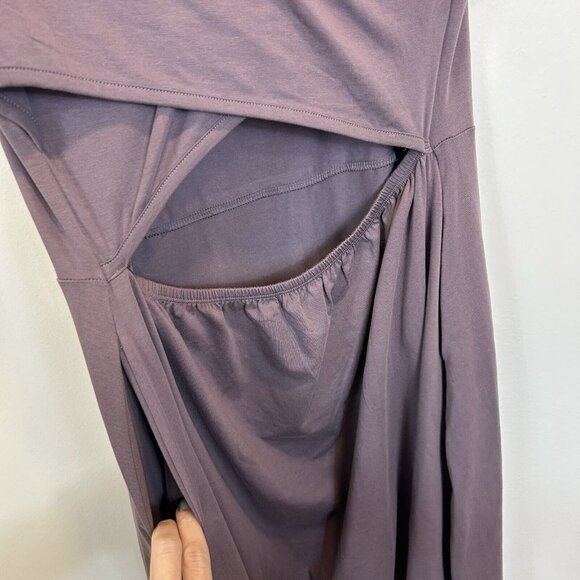 Pact Womens Dress Sz Large Open Back Short Sleeve Casual Modern Organic Cotton - Picture 10 of 10